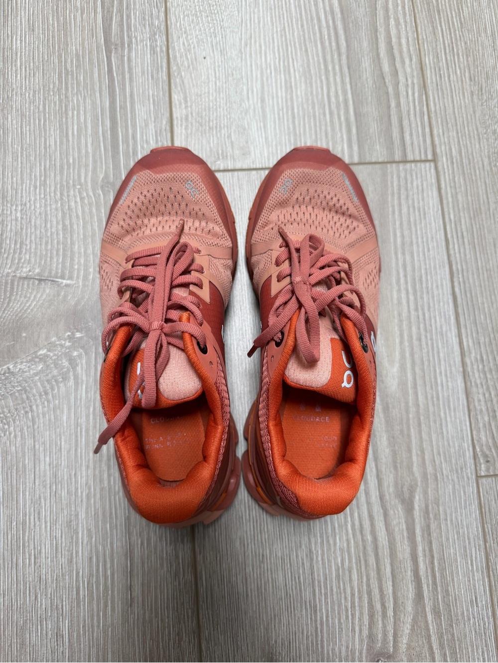 On Cloud Women’s Cloudace Running Shoes Blush/Orange sport marathon support run - Picture 3 of 7